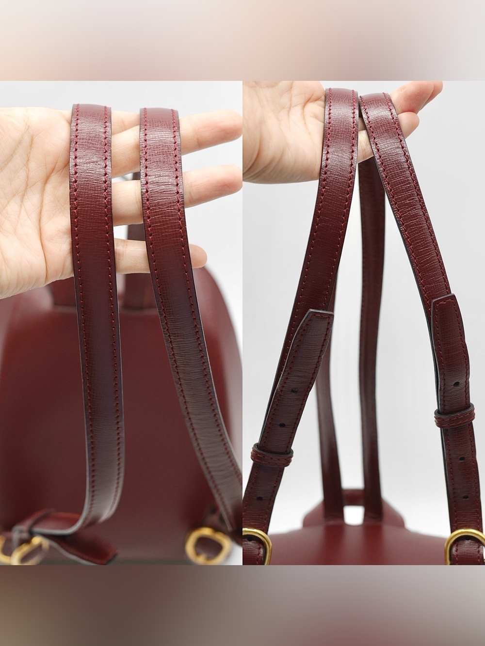 🍓Cartier Bordeaux Must de Line Backpack - Picture 9 of 15